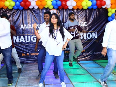 Inaugural function with guests and students