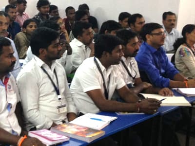 Professor GB Reddy delivering a lecture